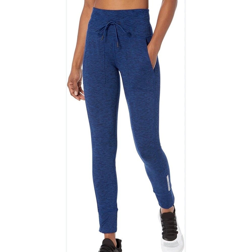 Juicy Couture Sport Blue Space Dye Joggers Womens Large High Rise Sweatpants